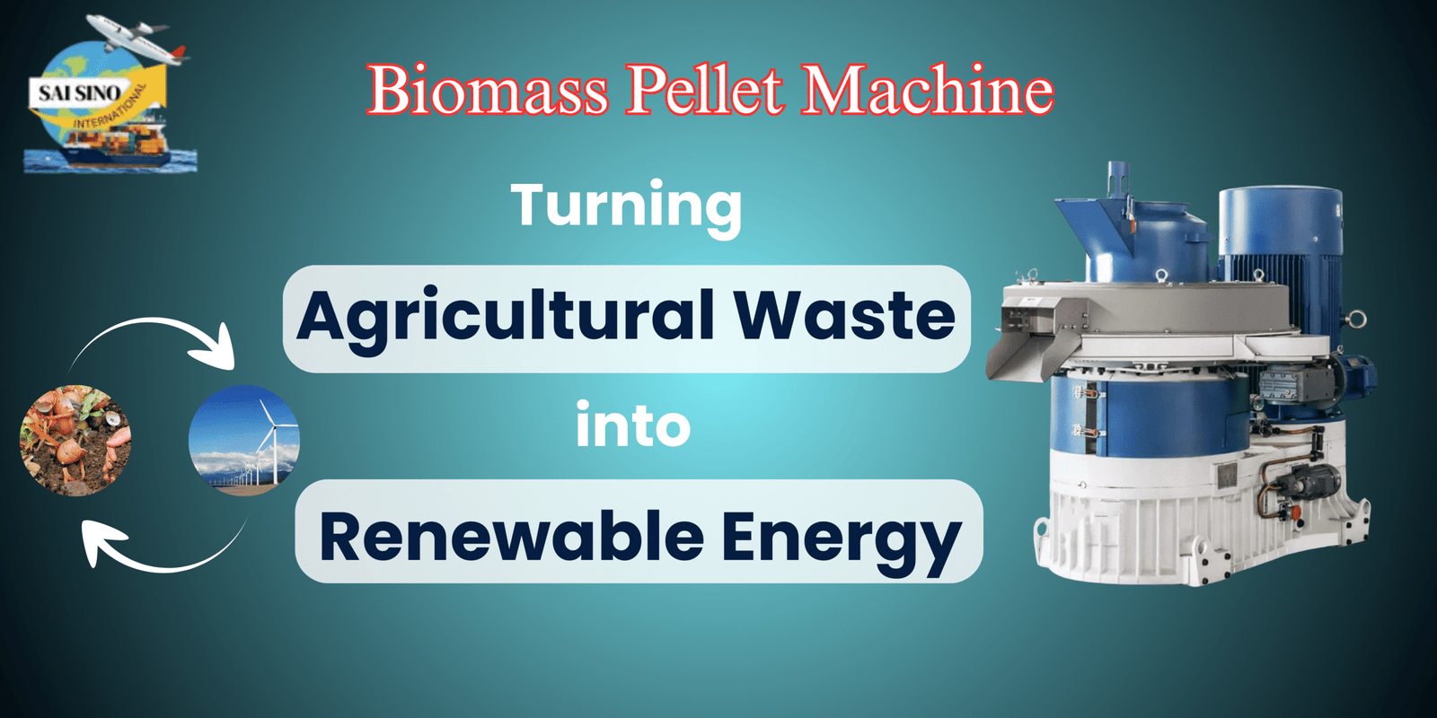 Read more about the article Biomass Pellet Machine – Turning Agricultural Waste into Renewable Energy
